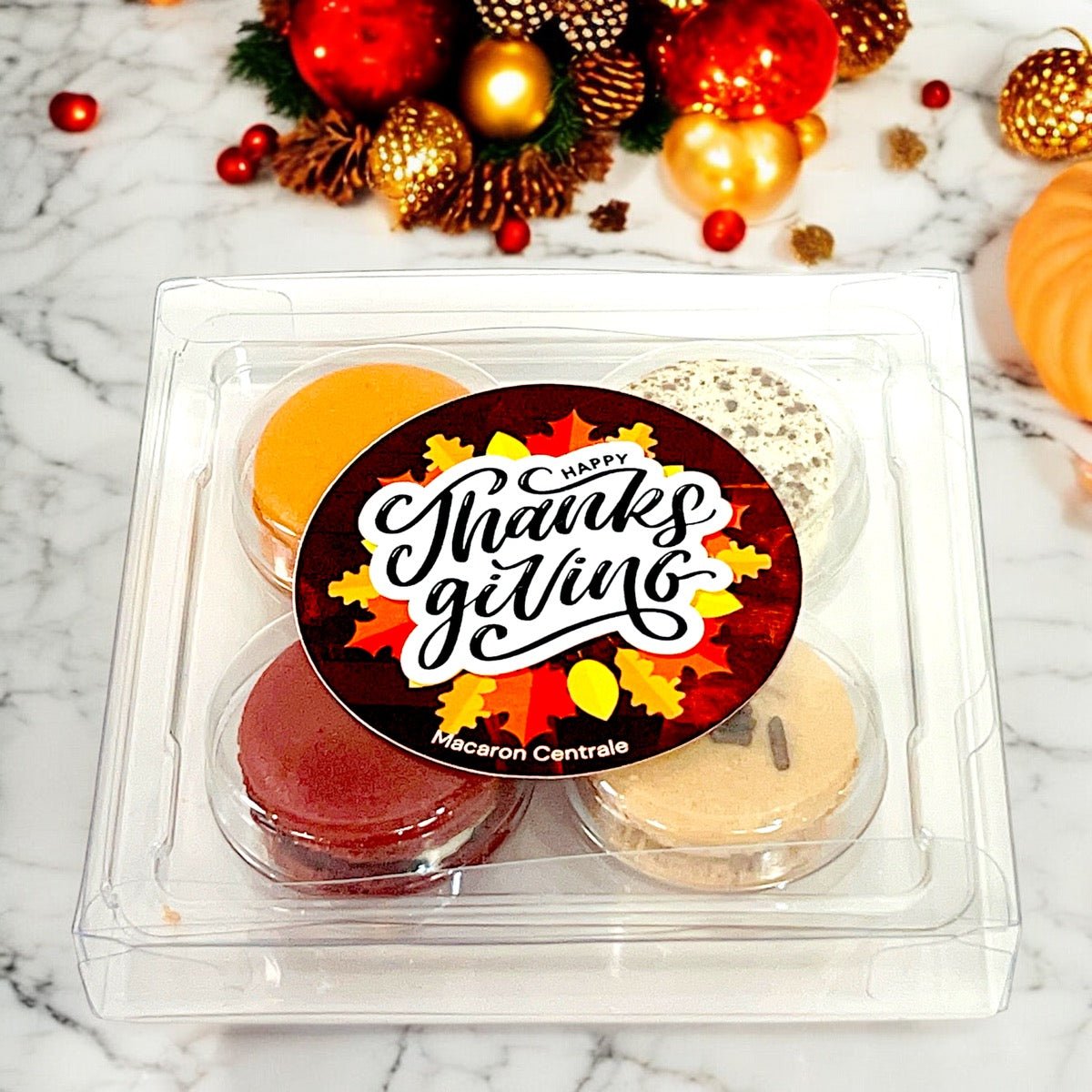 Thanksgiving Macaron Gift Pack - Macaron CentraleThanksgivings6 Pack of 4Holiday Bliss