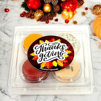 Thanksgiving Macaron Gift Pack - Macaron CentraleThanksgivings6 Pack of 4Holiday Bliss