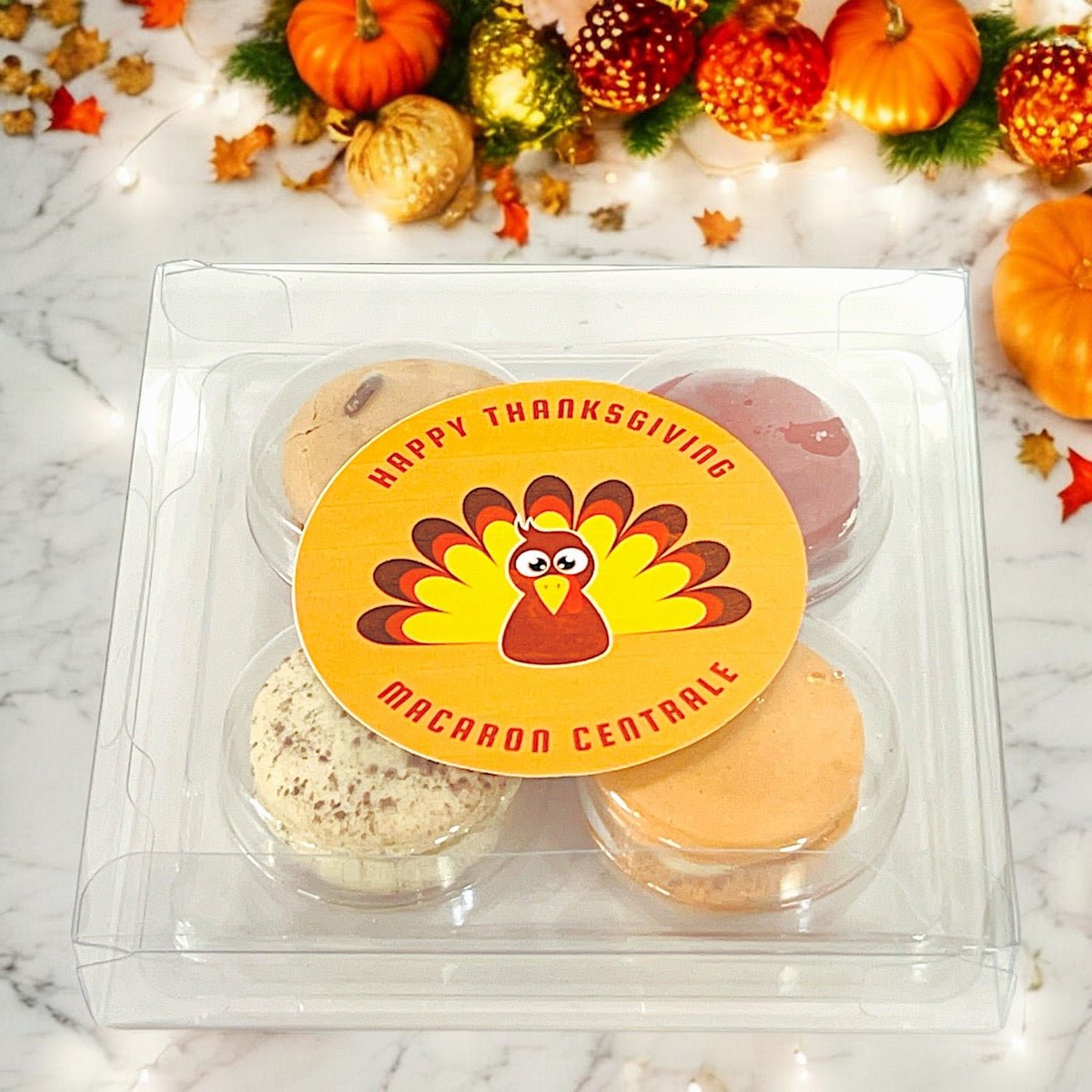Thanksgiving Macaron Gift Pack - Macaron CentraleThanksgivings6 Pack of 4Turkey Charm