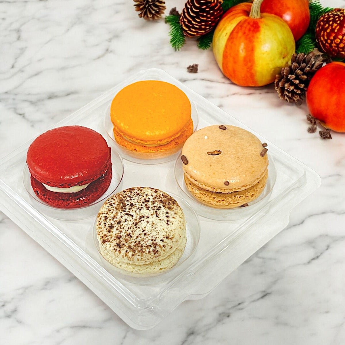 Thanksgiving Macaron Gift Pack - Macaron CentraleThanksgivings6 Pack of 4Holiday Bliss