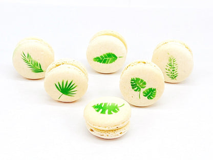 The Green Leaves French Macarons | Available in 6 , 12 & 24 Pack - Macaron Centrale6 Pack