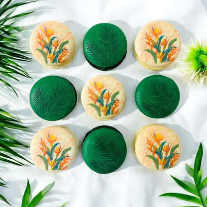 The Ultimate Mango Dessert Tower – Sweet & Stylish! - Macaron Tower Included - Macaron CentraleMango Cream Cheese | Coconut Passion Fruit | Tamarind Pineapple3 Tiers