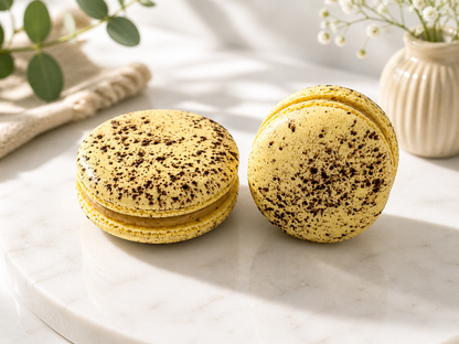 All Natural Tiramisu Caramel Vegan Macarons (Wholesale 24 or 48 Pack)