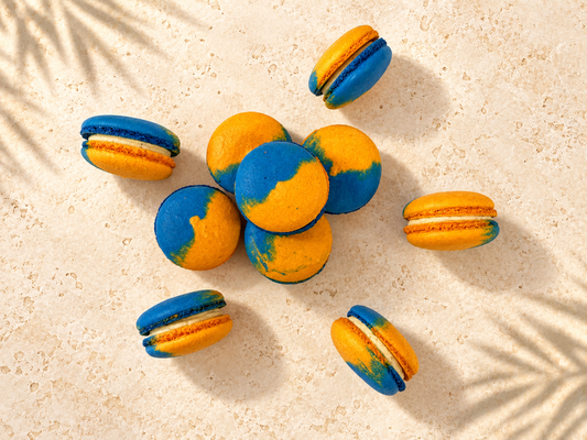 Tropical Punch Vegan Macaron