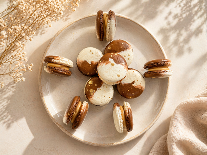 Caramel Chocolate Truffle Macarons – 50 Pack