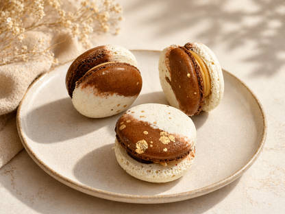 Caramel Chocolate Truffle Macarons – 50 Pack