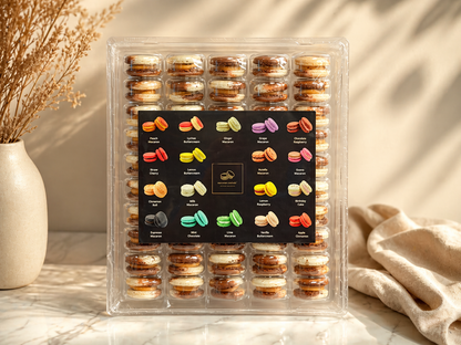 Caramel Chocolate Truffle Macarons – 50 Pack