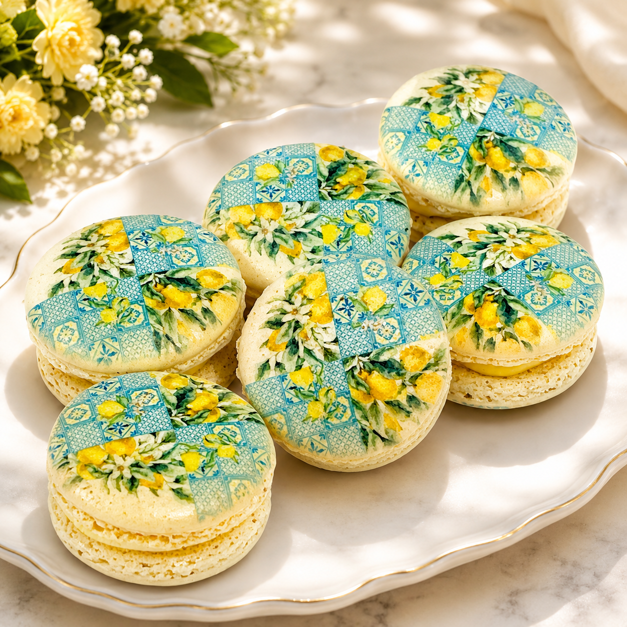 Tuscan Lemon Macarons – A Taste of Italy