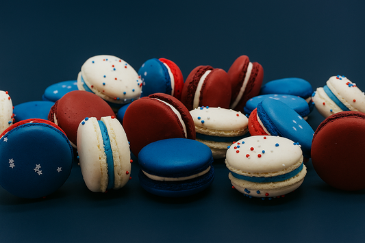 United States of Macarons | USA Collection Pack French Macarons | Available in 12 & 24 Pack