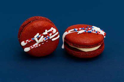 United States of Macarons | Patriotic Red, White, Blue Pack French Macarons |