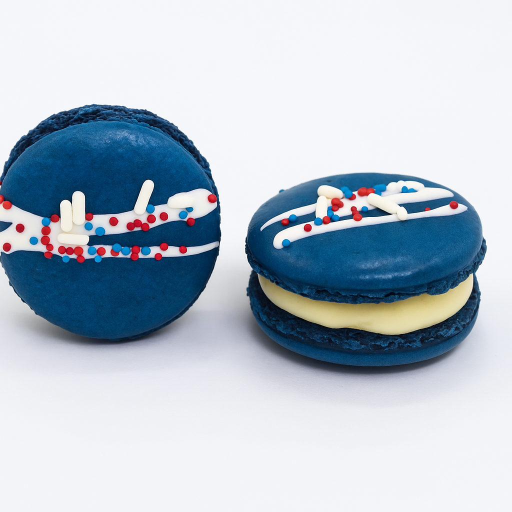 United States of Macarons | Patriotic Red, White, Blue Pack French Macarons |