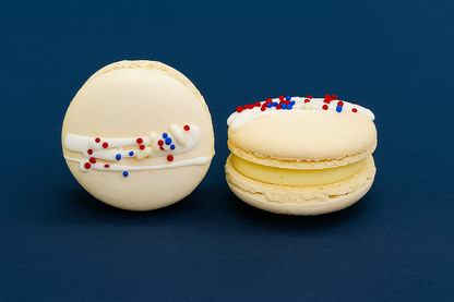 United States of Macarons | Patriotic Red, White, Blue Pack French Macarons |