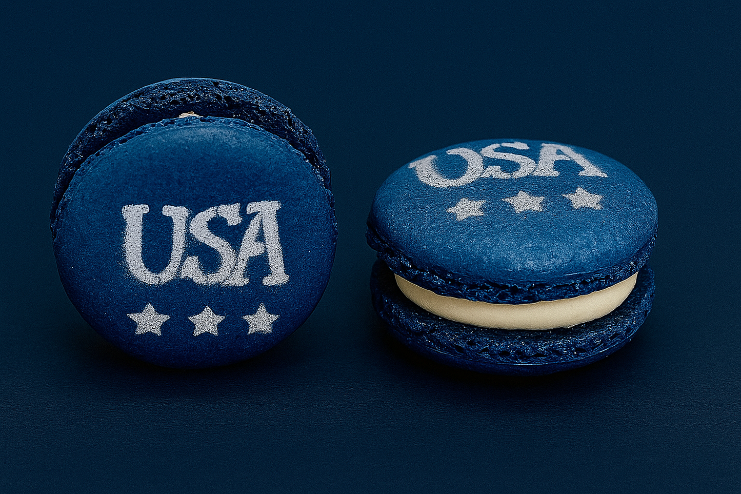 United States of Macarons | The Red, White, Blue USA Pack French Macarons