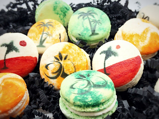 Vacation Macaron Set | 12 Pack | 'n Free Shipping | a great gift for any occasion - Macaron Centrale