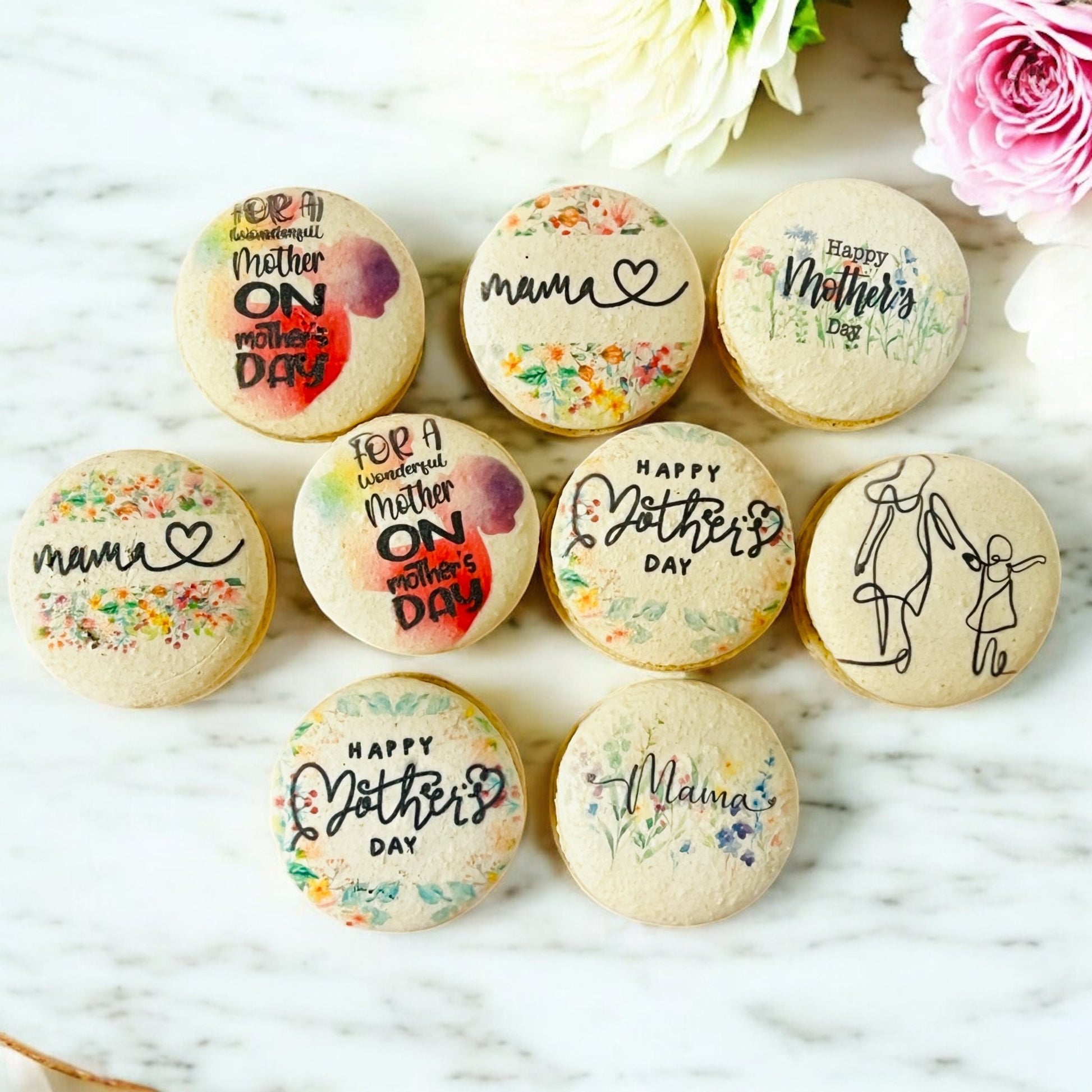 Vegan Mother's Day Macaron Gift Box | 6 & 12 Pack | a perfect gift for moms - Macaron CentraleMother's Day6 Pack