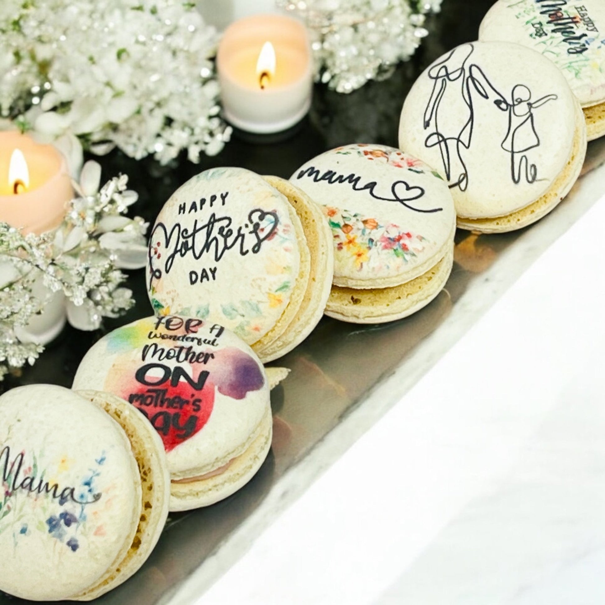 Vegan Mother's Day Macaron Gift Box | 6 & 12 Pack | a perfect gift for moms - Macaron CentraleMother's Day6 Pack