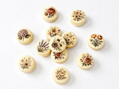 Vintage Bloom French Macaron Set