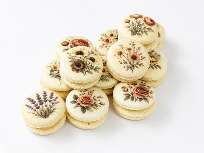 Vintage Bloom French Macaron Set