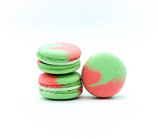Watermelon Honeydew Vegan Macarons - Macaron Centrale4 Pack