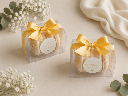 Custom Macaron Favor Box – Wedding, Bridal Shower & Baby Shower