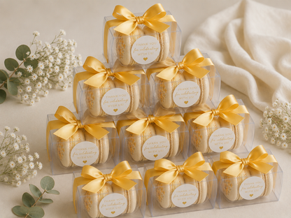 Custom Macaron Favor Box – Wedding, Bridal Shower & Baby Shower
