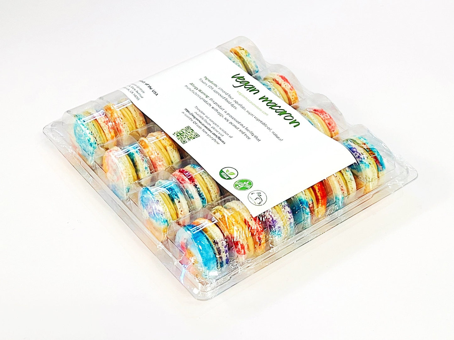 Wholesale Cashew and Raisin Vegan Macarons | Available in 24 & 48 Pack | A great addition for your bakery establishment or your next party - Macaron Centrale24 Pack