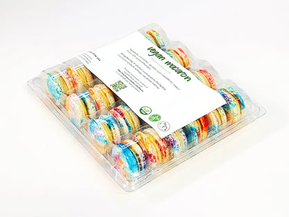 Wholesale Cashew and Raisin Vegan Macarons | Available in 24 & 48 Pack | A great addition for your bakery establishment or your next party - Macaron Centrale24 Pack