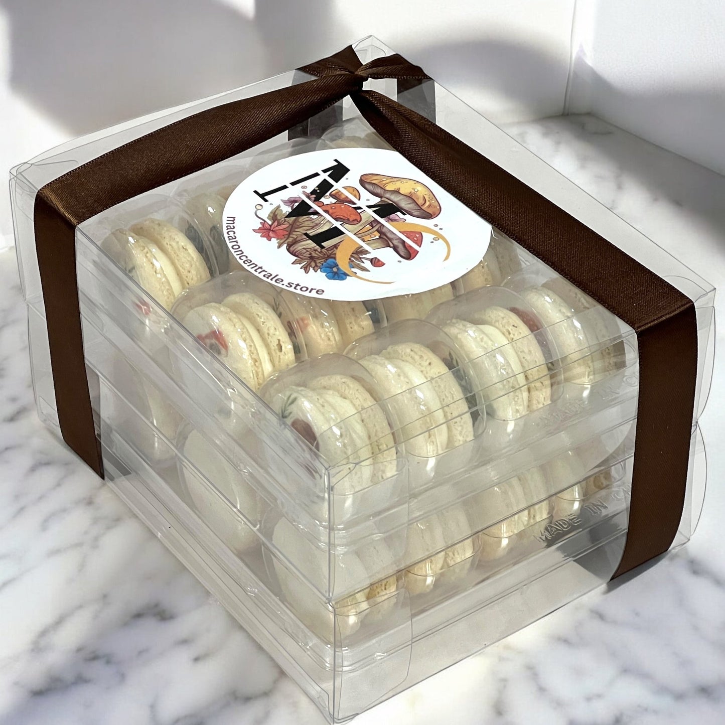 Wild Mushroom Macaron Gift Box - Macaron Centrale6 Pack