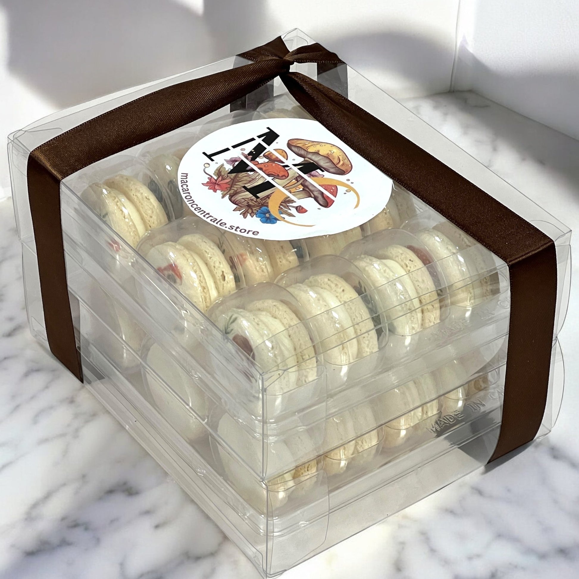 Wild Mushroom Macaron Gift Box - Macaron Centrale6 Pack