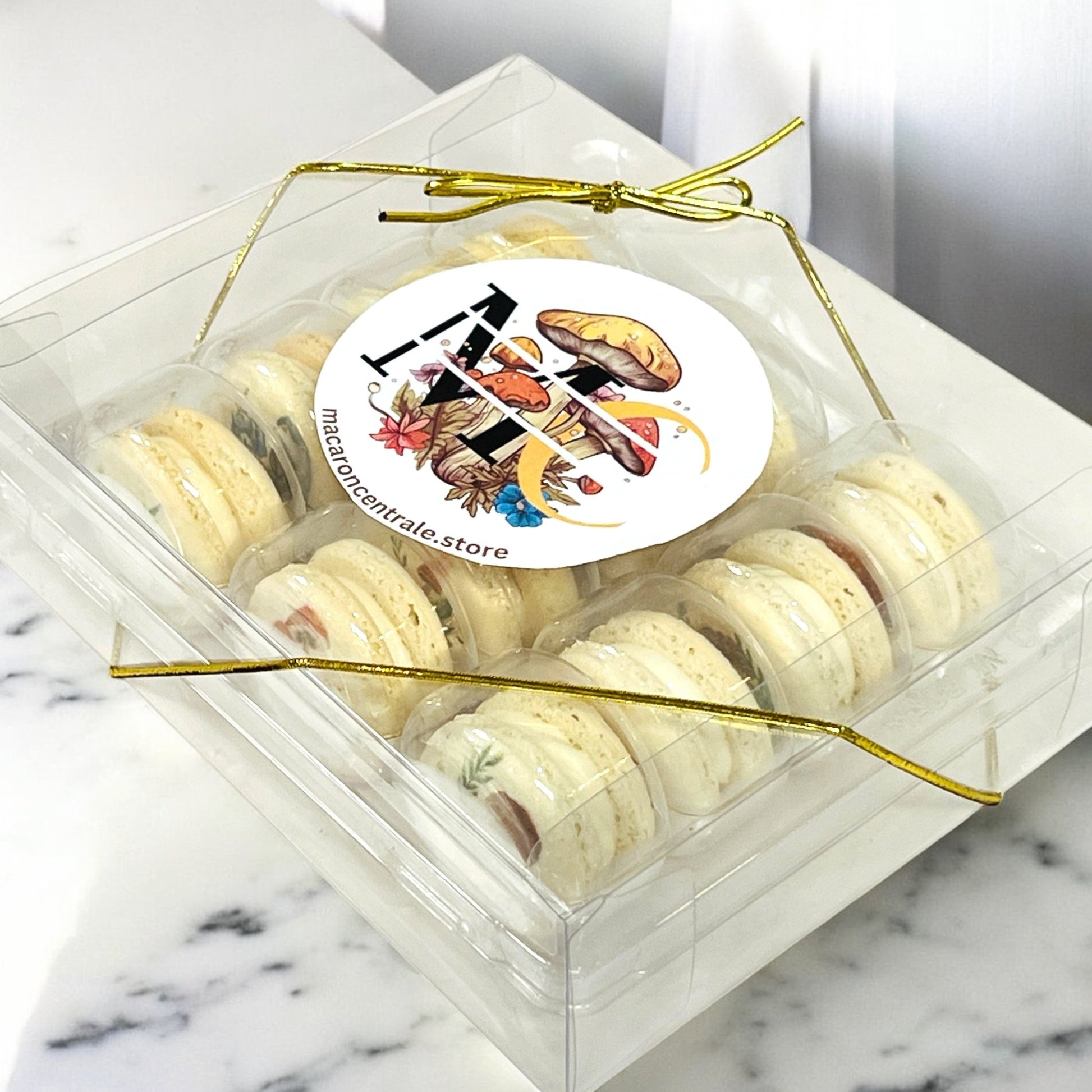 Wild Mushroom Macaron Gift Box - Macaron Centrale6 Pack