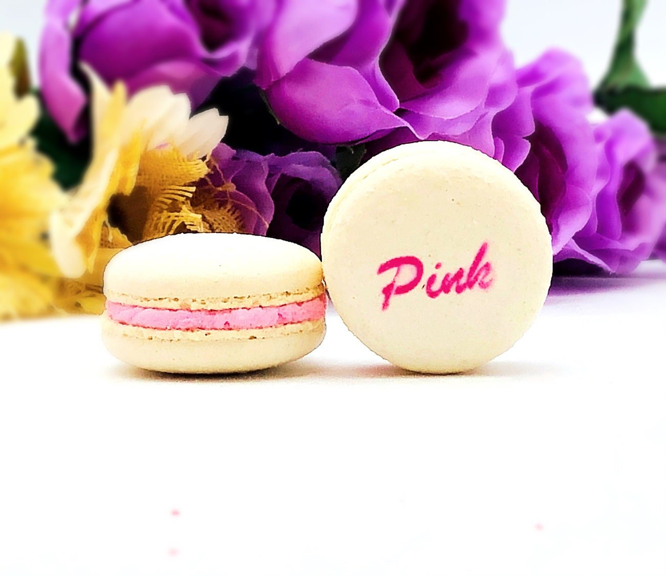 Will you be my flower girl French Macaron Set (3 Pack) | Bridesmaid Proposal/ Gift - Macaron CentraleRed