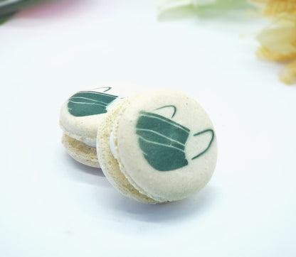 Novelty Macarons | Edible Spray Paint (Face Mask)